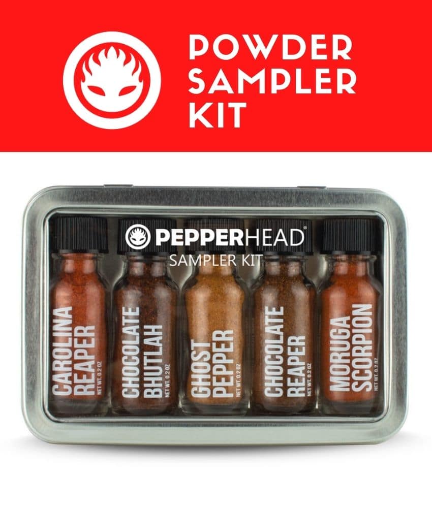 World's Hottest Pepper Powder Sampler Kit